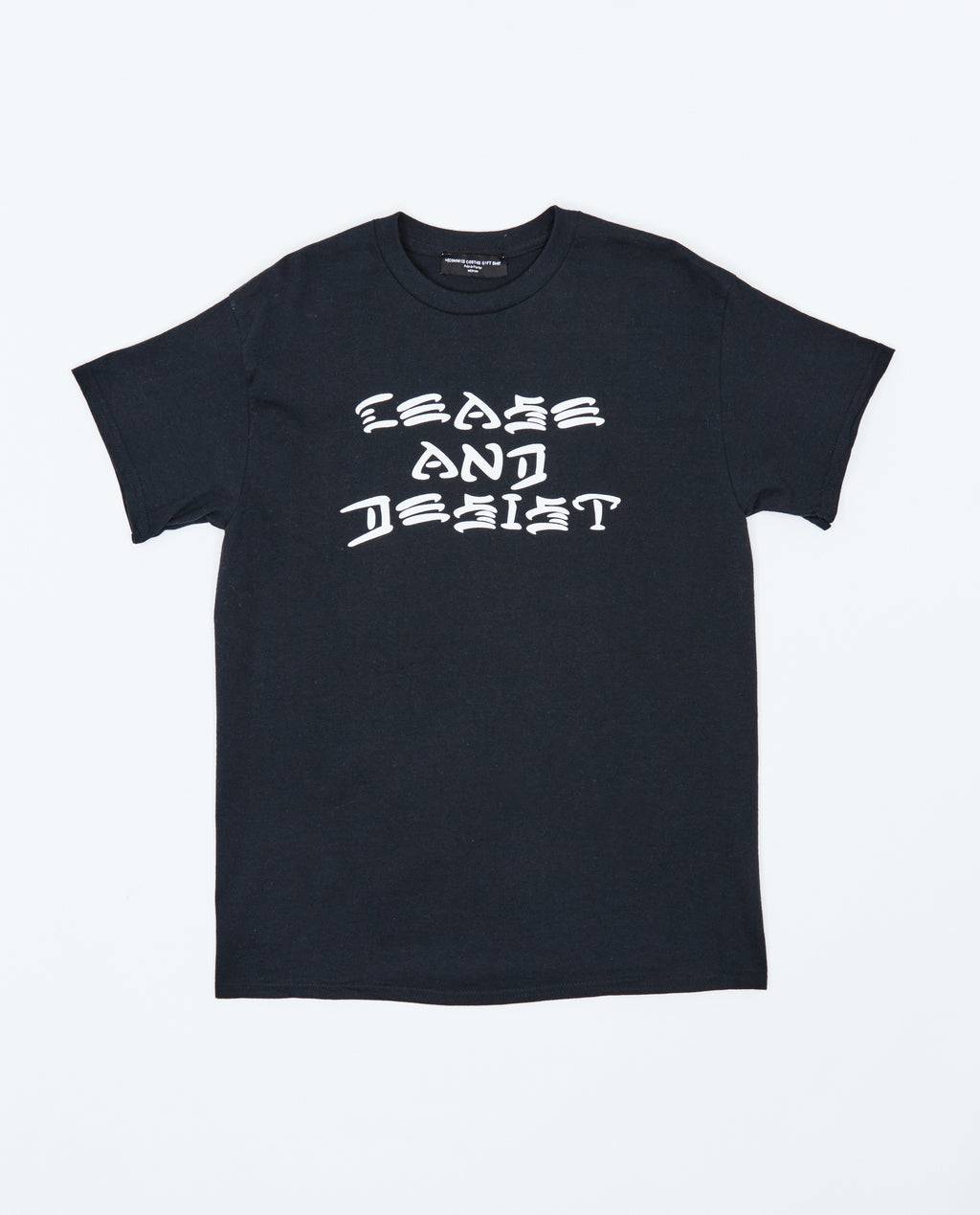 CEASE AND DESIST T-SHIRT BLACK