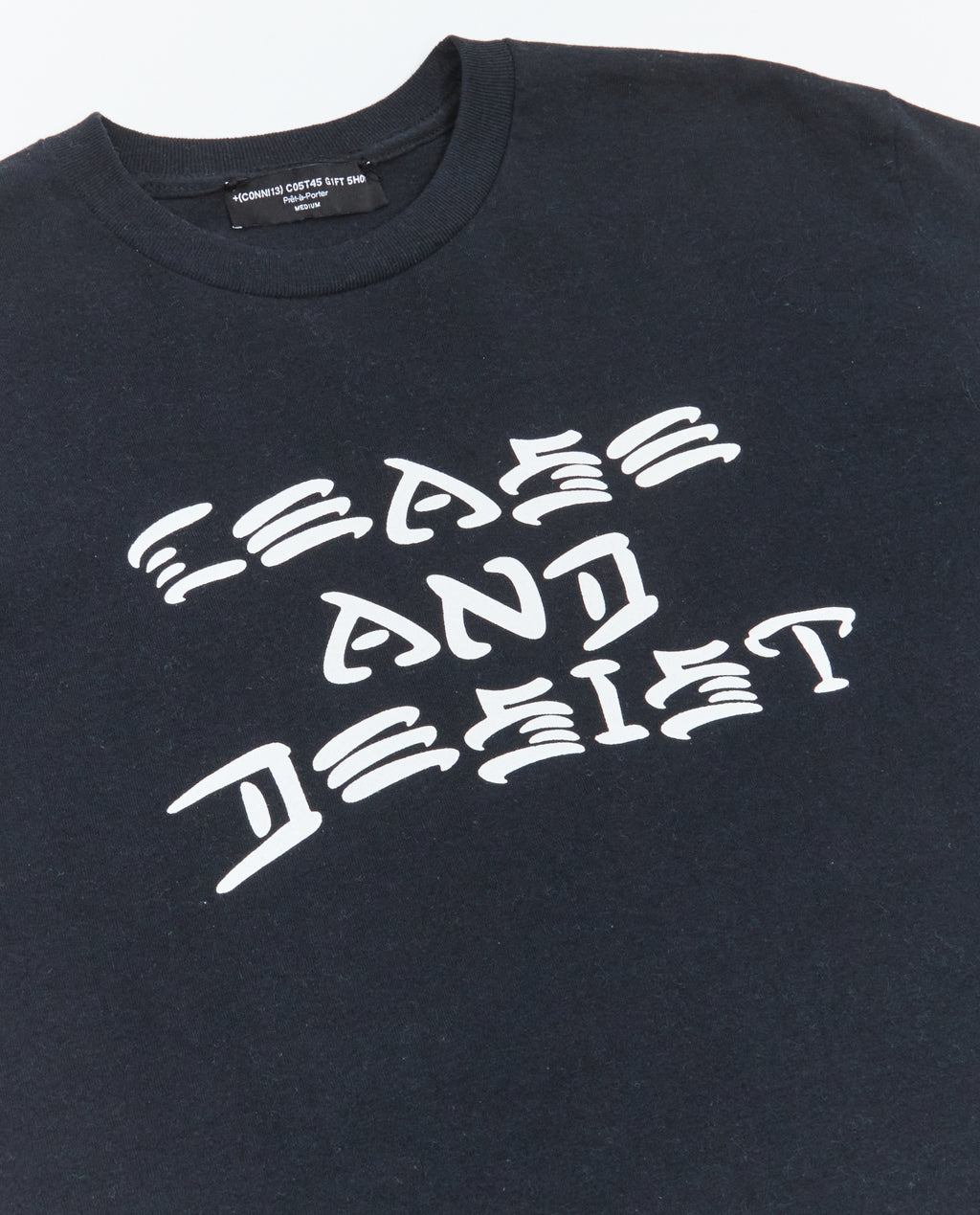 CEASE AND DESIST T-SHIRT BLACK
