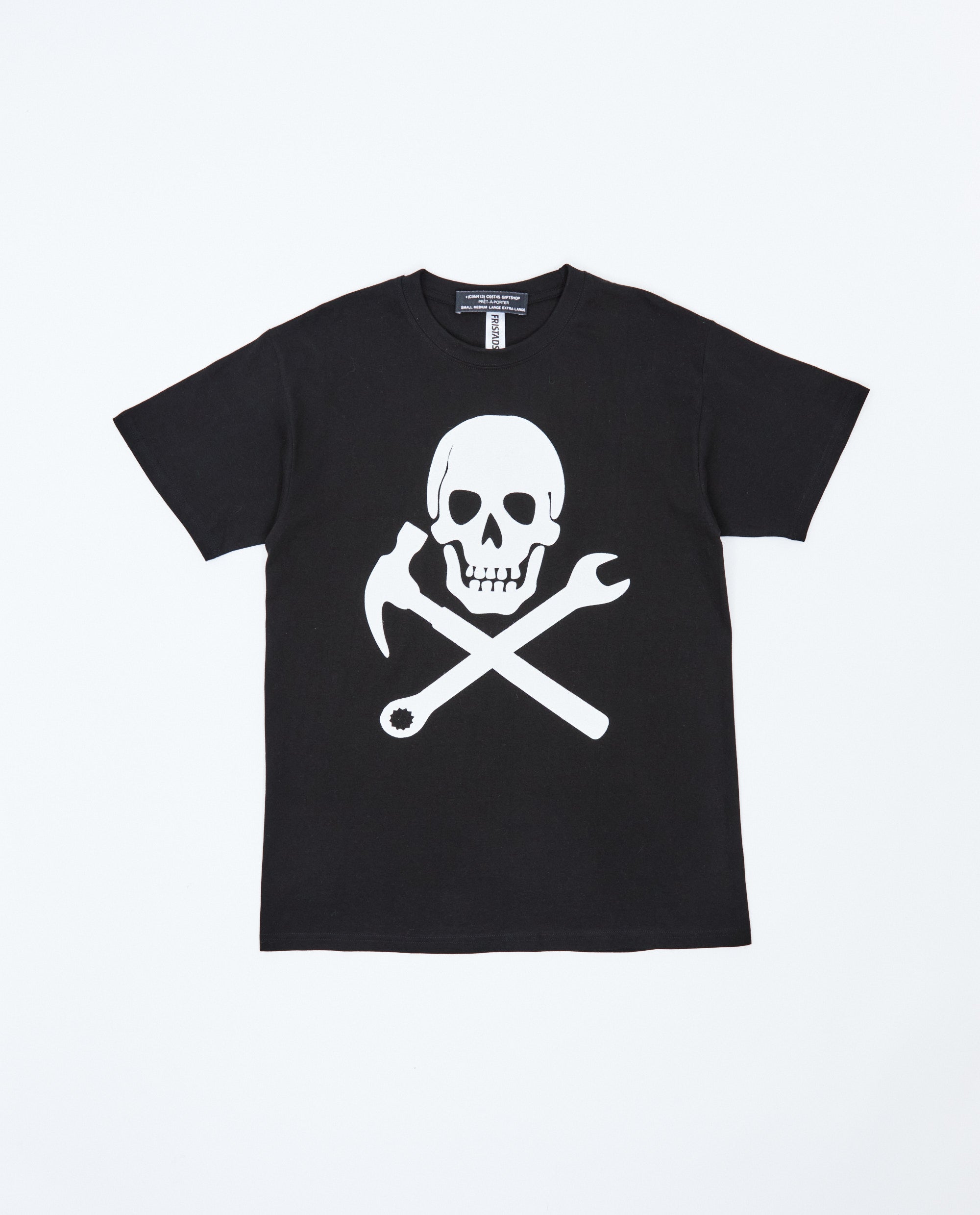 SKULL code heavy T-shirt 1912 HSJ BLACK
