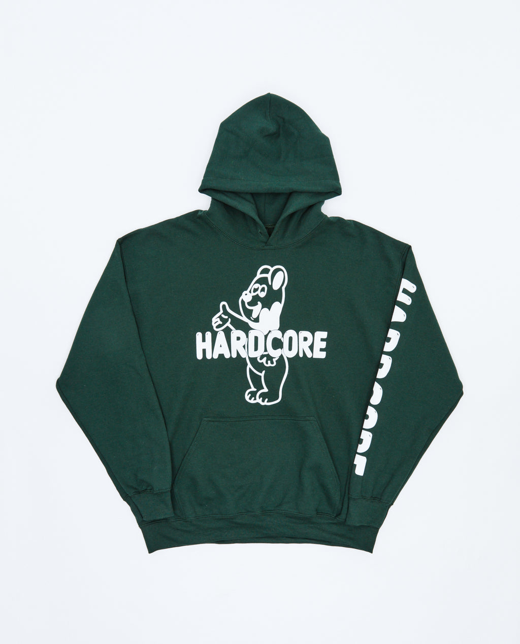 HARDCORE HOODIE FOREST GREEN