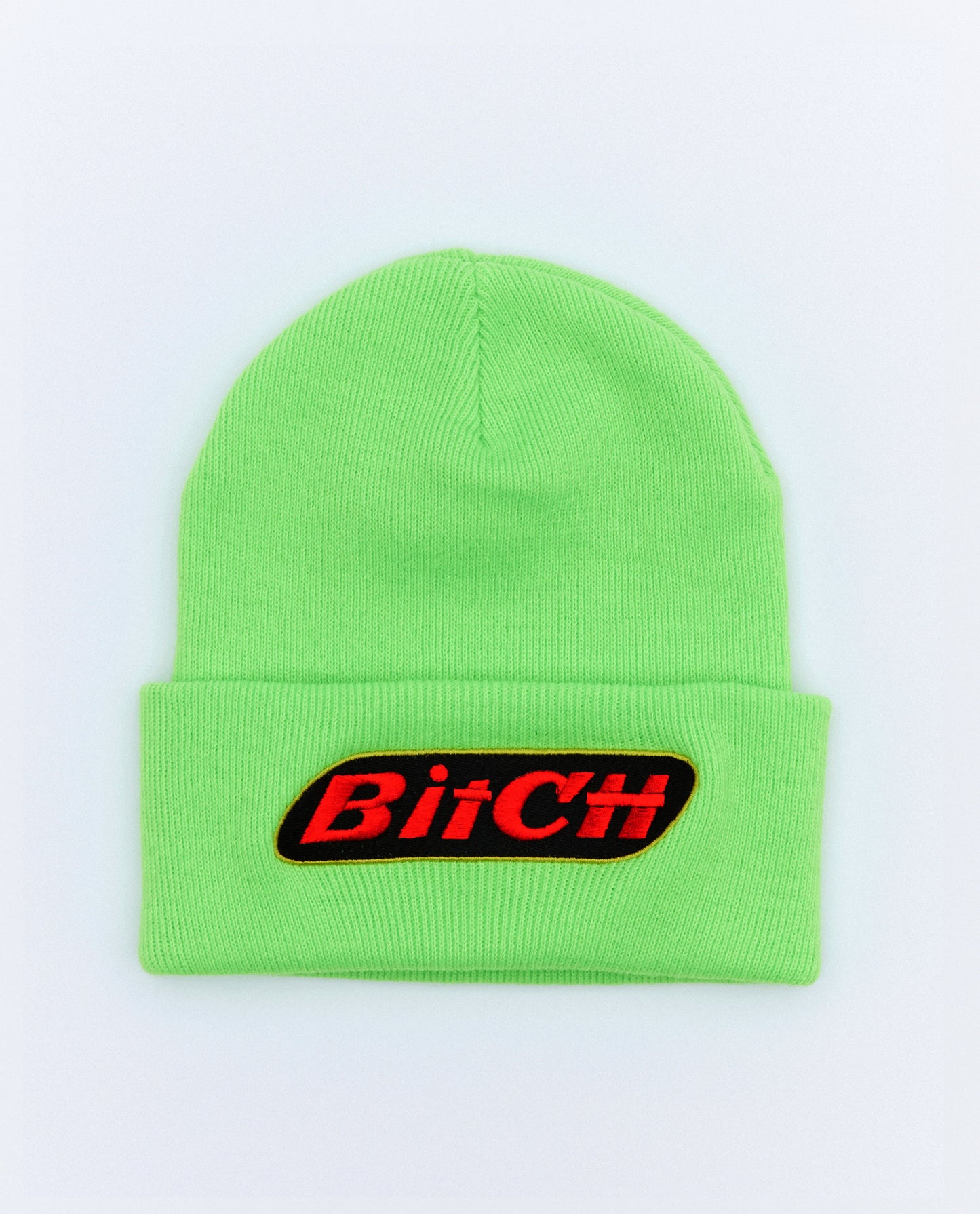 BiTCH BEANIE SAFETY GREEN