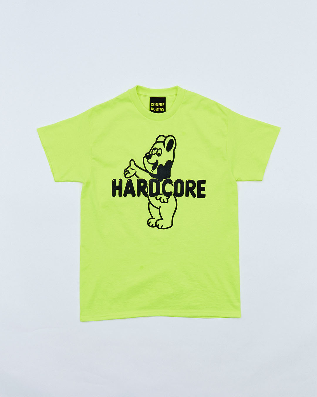 HARDCORE T-SHIRT SAFETY GREEN