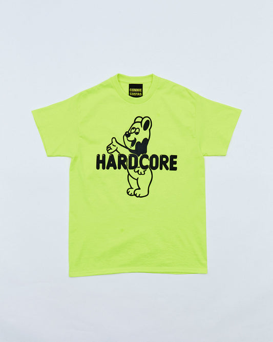 HARDCORE T-SHIRT SAFETY GREEN